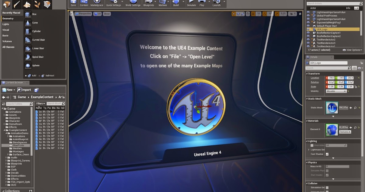 Обучение ue4: Unreal Engine 4 уроки — курс обучения, создание игры на ...